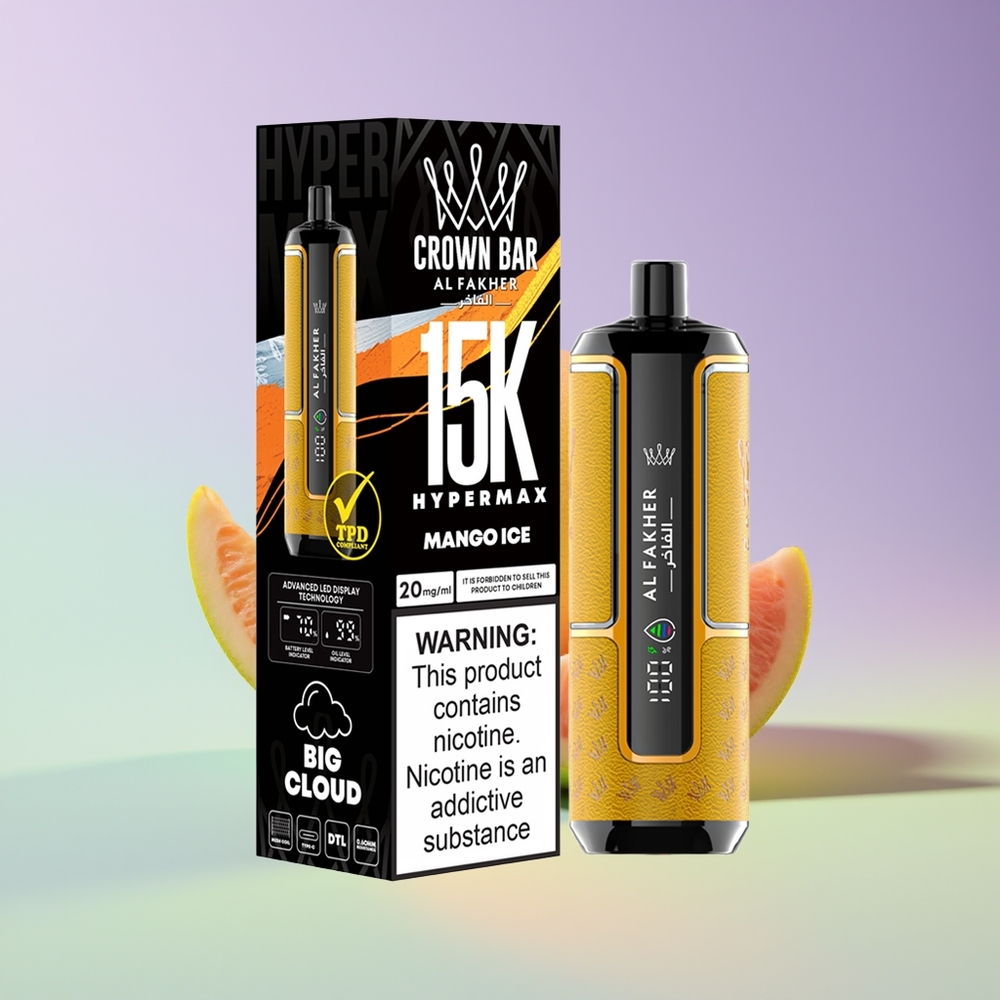Wholesale Finland Al Fakher Crown Bar 15K Mango Jää