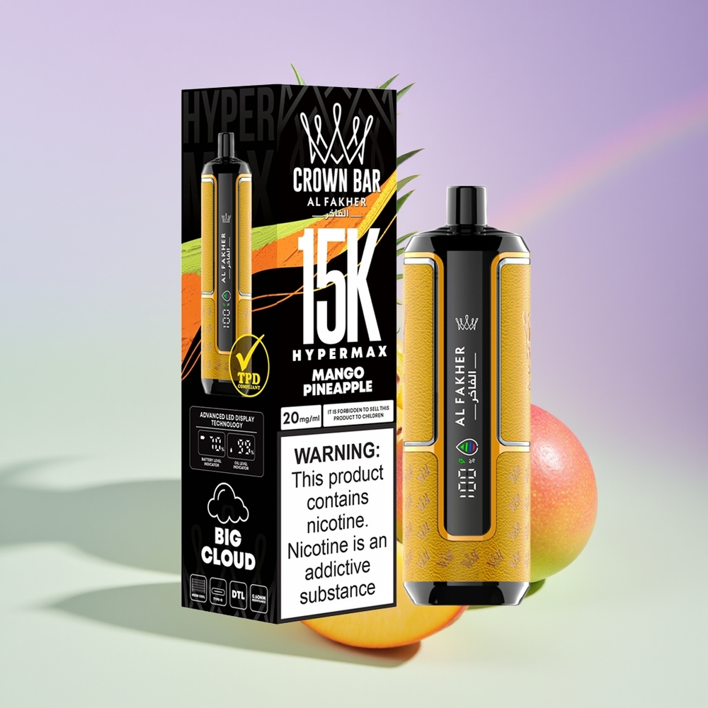 Wholesale Finland Al Fakher Crown Bar 15K Suu Mango Ananas
