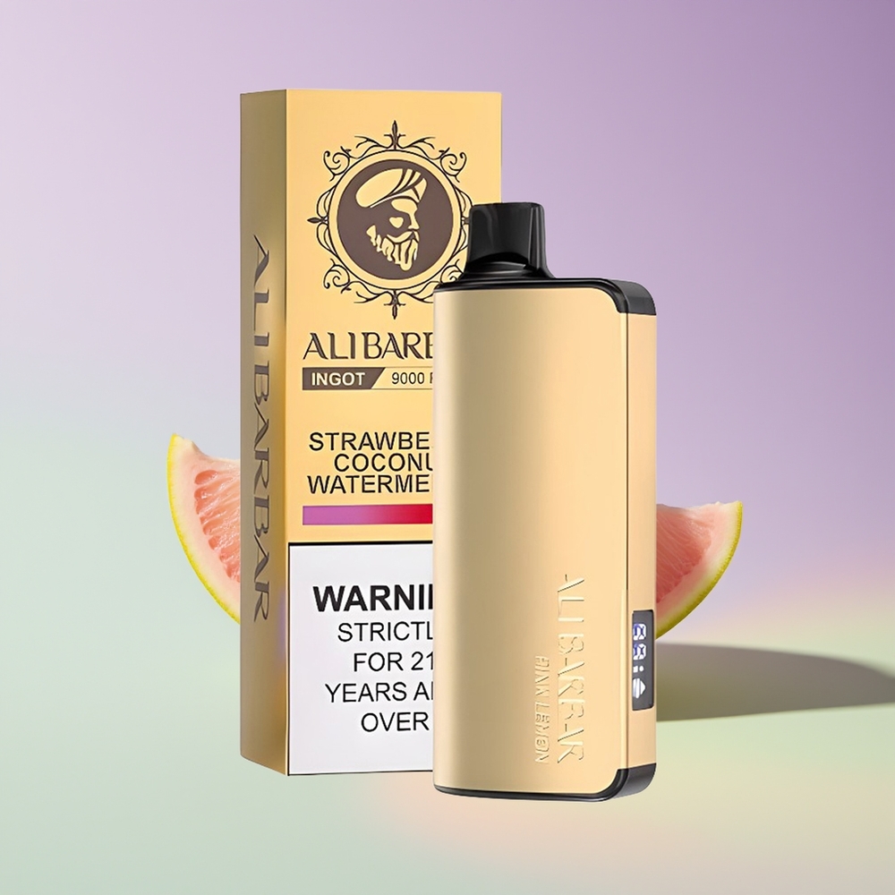 Wholesale Finland Alibarbar Ingot 9000 Puffs 2350mah Vaalea Sitruuna