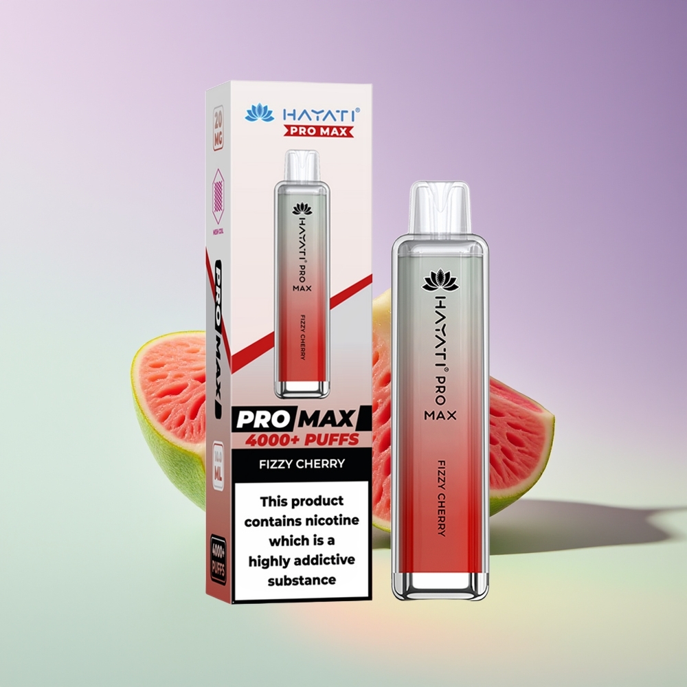 Wholesale Finland Hayati Pro Max 4000 Puffaa Kertakäyttöinen Höyrystin Soiva Kirsikka