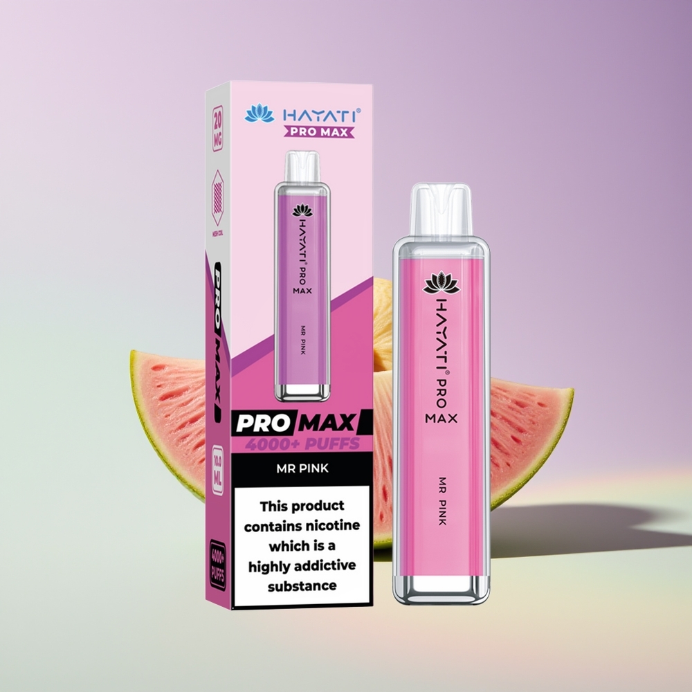 Wholesale Finland Hayati Pro Max 4000 Puffs Kertakäyttöinen Höyrystin Herra Pinkki