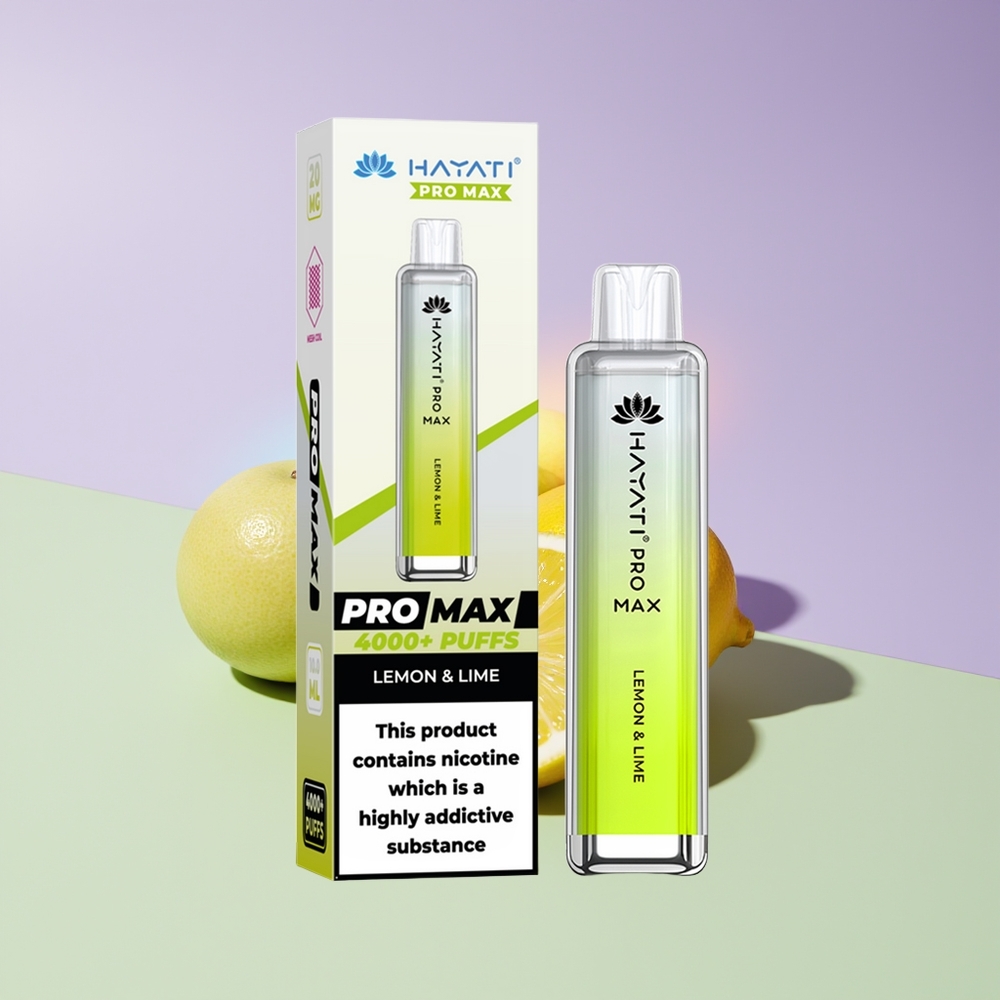 Wholesale Finland Hayati Pro Max 4000 Puhallus Kertakäyttö Vape Sitruuna & Lime