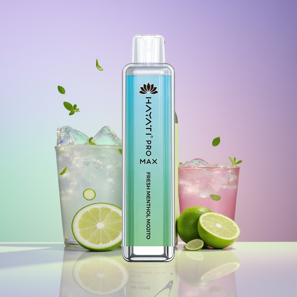 Wholesale Finland Hayati Pro Max 4000 Puhallus Kertakäyttöinen Höyrystin Raikas Minttu Mojito