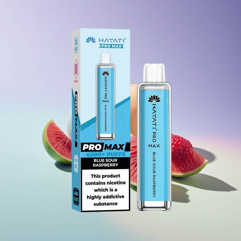 Wholesale Finland Hayati Pro Max 4000 Puhallus Sininen Hapan Vadelma