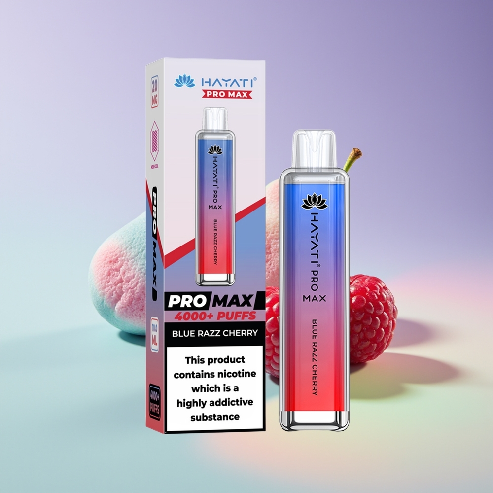 Wholesale Finland Hayati Pro Max 4000 Puhallus Sininen Vadelma Kirsikka