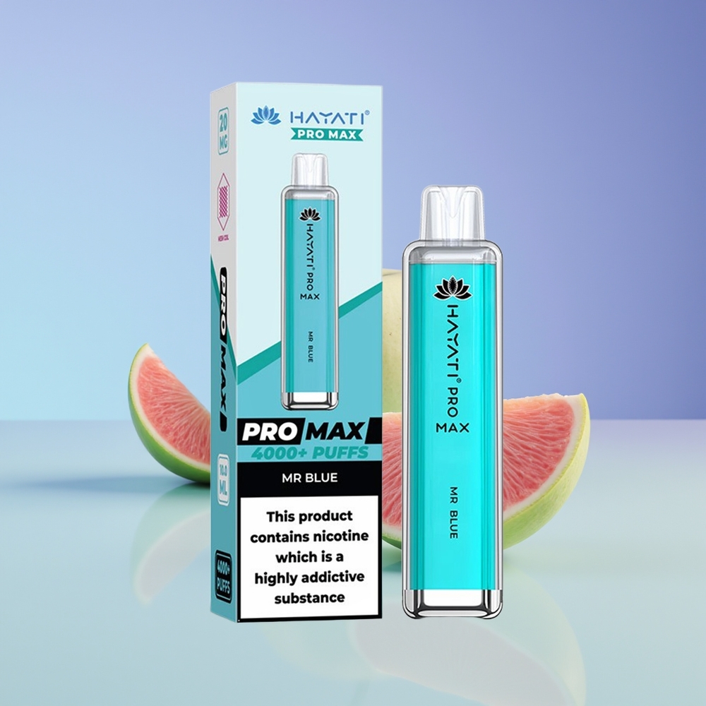 Wholesale Finland Hayati Pro Max 4000 Puhallusta Kertakäyttöinen Höyrystin Sininen Mr Blue