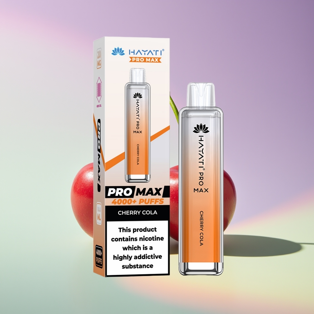 Wholesale Finland Hayati Pro Max 4000 Puhallusta Kirsikka-Kola Kertakäyttöinen Höyrystin