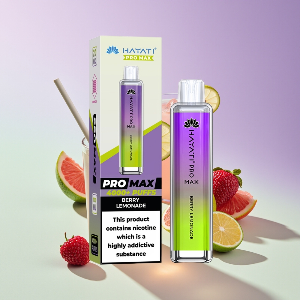 Wholesale Finland Hayati Pro Max 4000 Puhallusta Marja-Limonadi Kertakäyttöinen Höyrystin