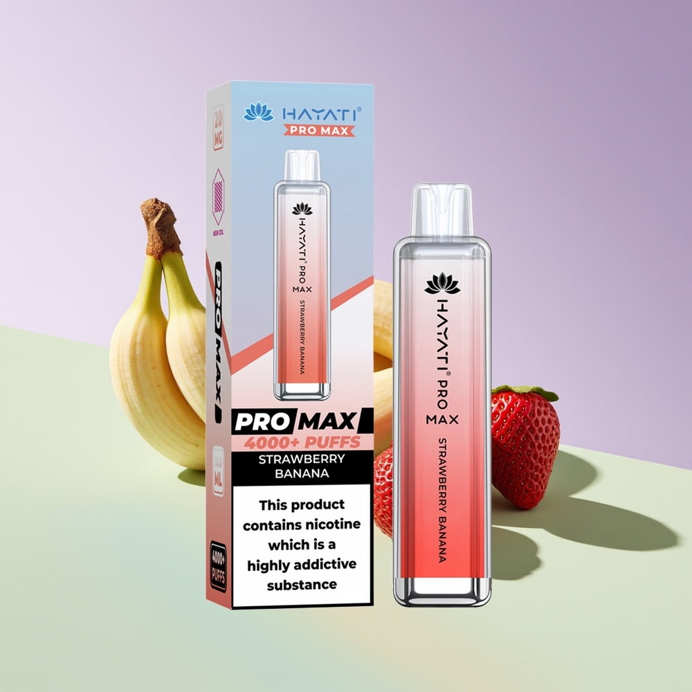 Wholesale Finland Hayati Pro Max 4000 Suutaa Mansikka-Banaani