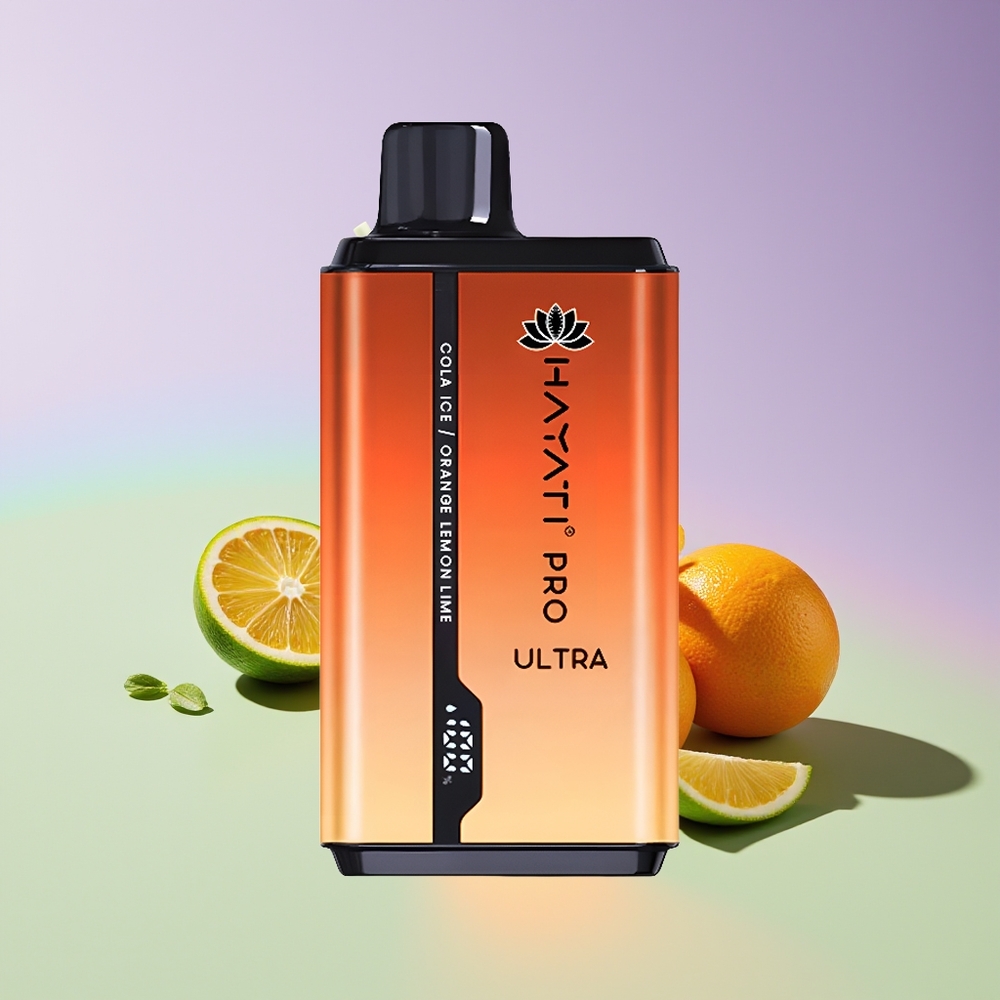Wholesale Finland Hayati Pro Ultra 15000 Puffs Cola Jää Appelsiini Sitruuna & Lime