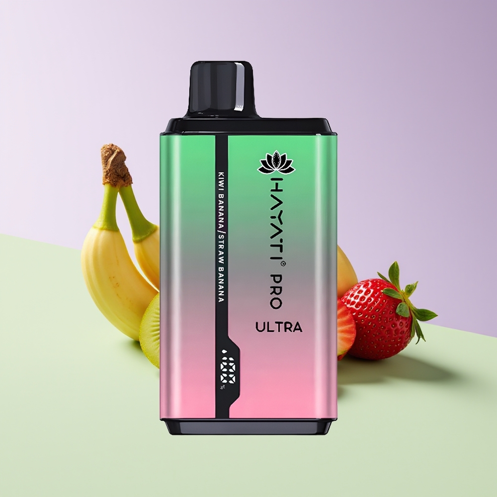 Wholesale Finland Hayati Pro Ultra 15000 Puffs Kiivi Banaani Mansikka Banaani