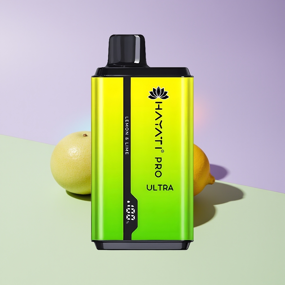 Wholesale Finland Hayati Pro Ultra 15000 Pussit Kertakäyttöinen Höyrystin Sitruuna & Lime
