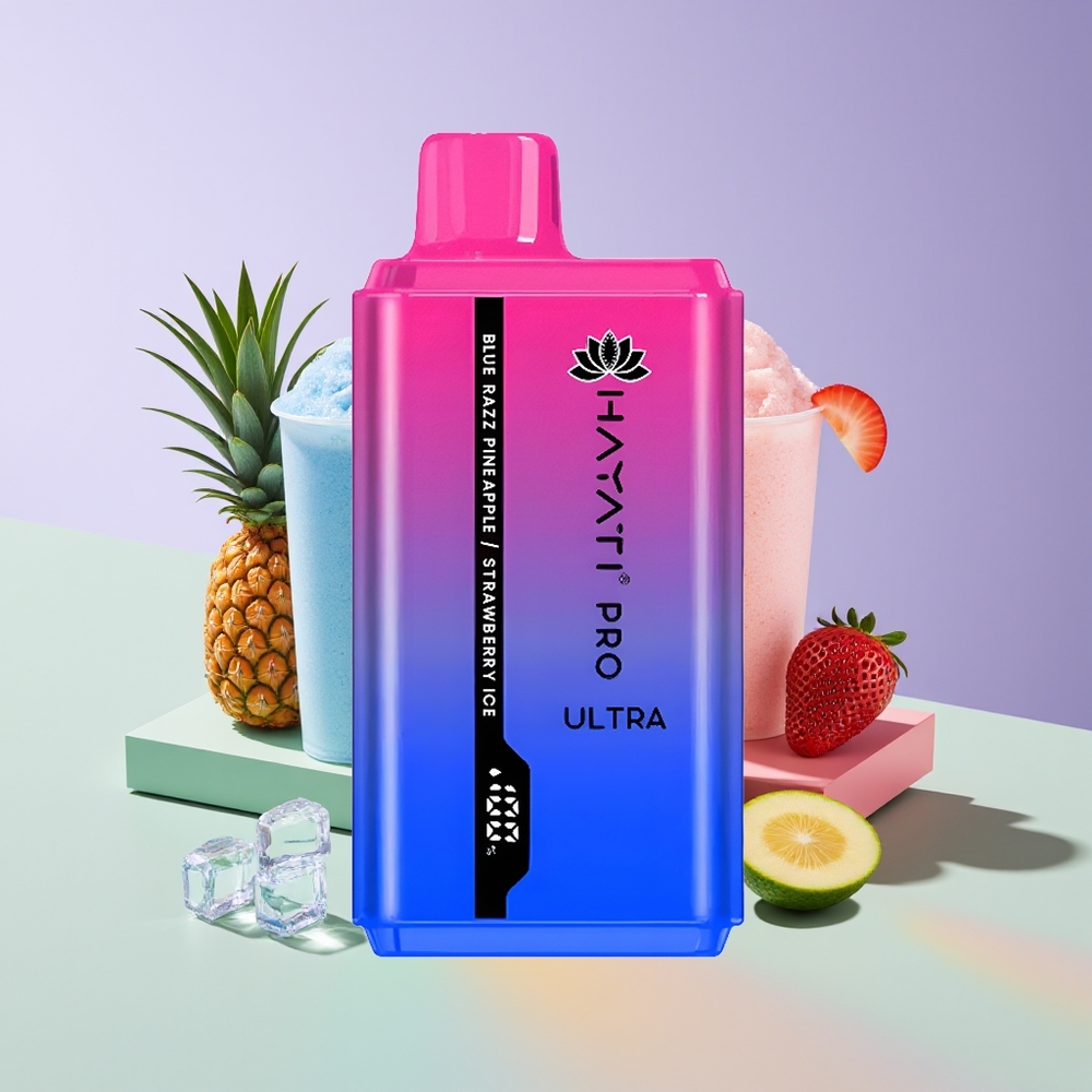Wholesale Finland Hayati Pro Ultra 15000 Tupaa Sininen Vadelma Ananas Mansikka Jää