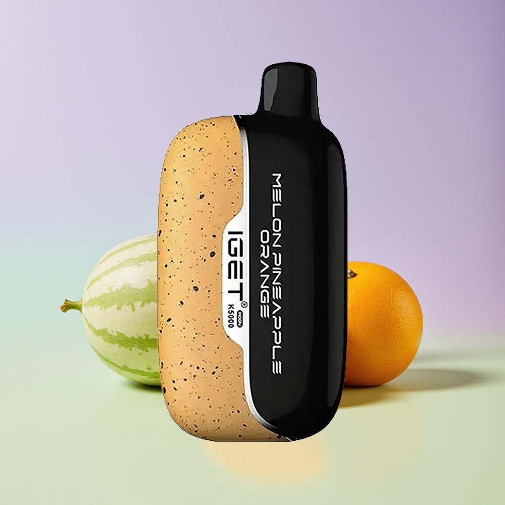Wholesale Finland IGET Moon K5000 5000 Puffs Meloni Ananas Appelsiini