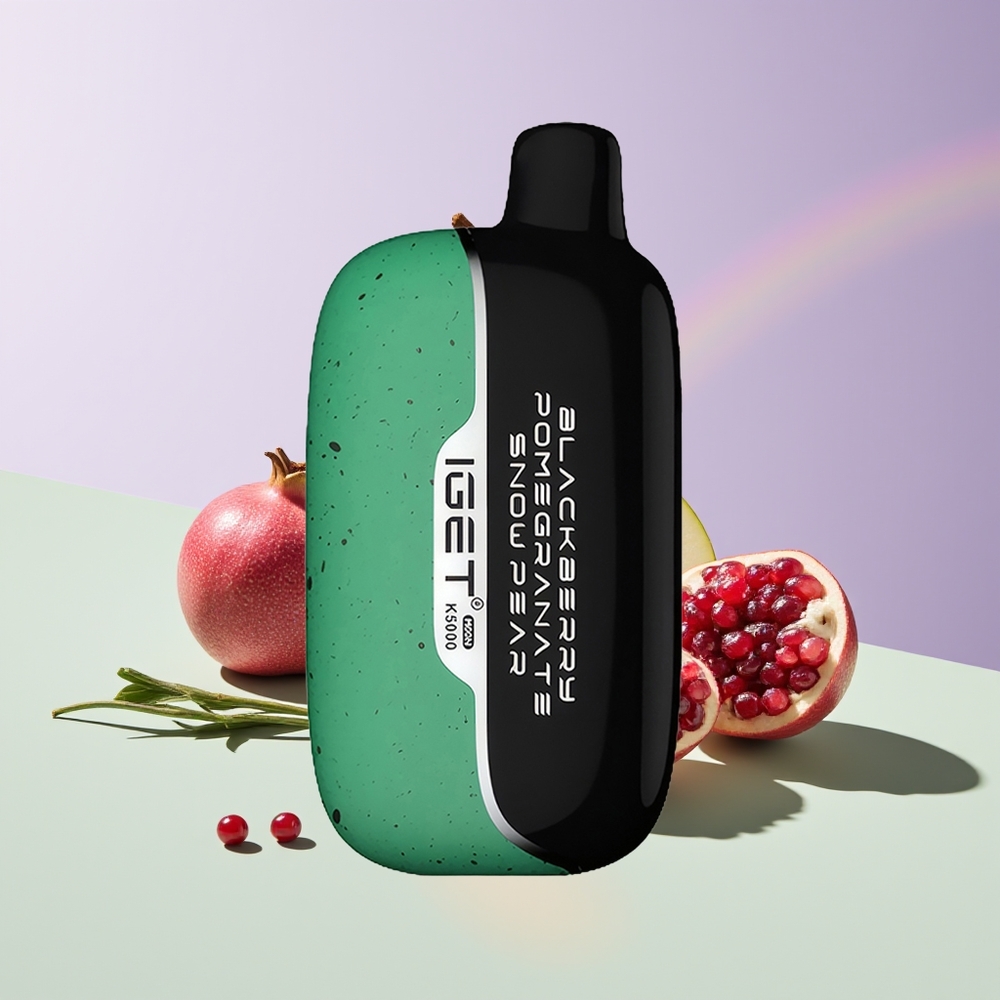 Wholesale Finland IGET Moon K5000 5000 Puffs Mustikka GranaattiomenaLumi päärynä