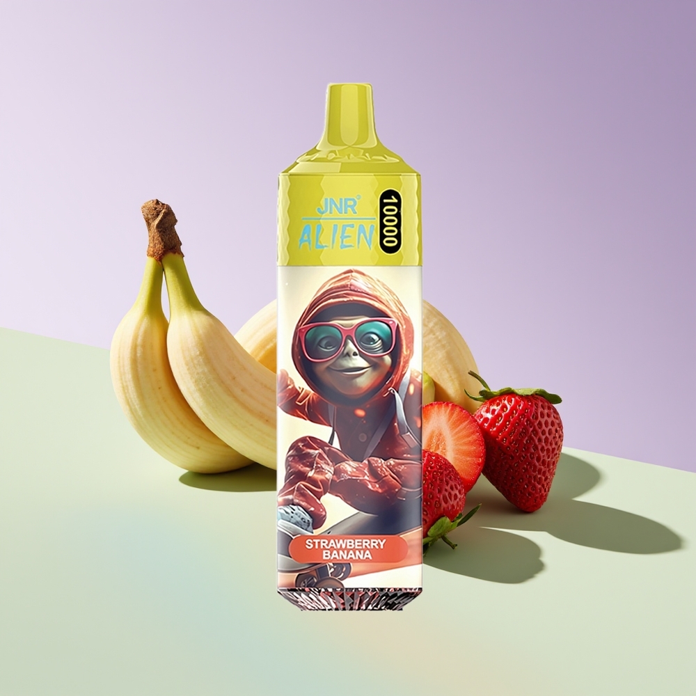 Wholesale Finland JNR Alien 10000 Puffs 850mAh Mansikka Banaani