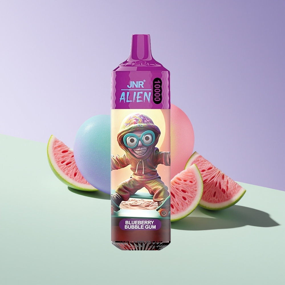 Wholesale Finland JNR Alien 10000 Puffs 850mAh Mustikkakuplakakku
