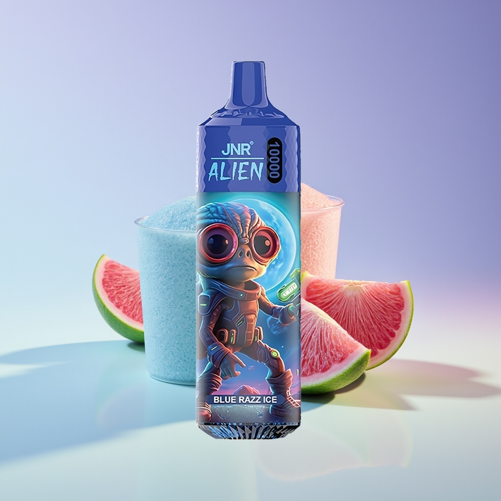 Wholesale Finland JNR Alien 10000 Puffs 850mAh Sininen Vadelma Jää