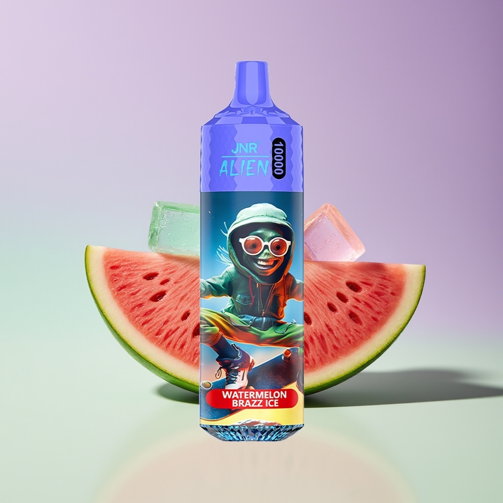 Wholesale Finland JNR Alien 10000 Puffs 850mAh Vesimeloni Brazz Ice