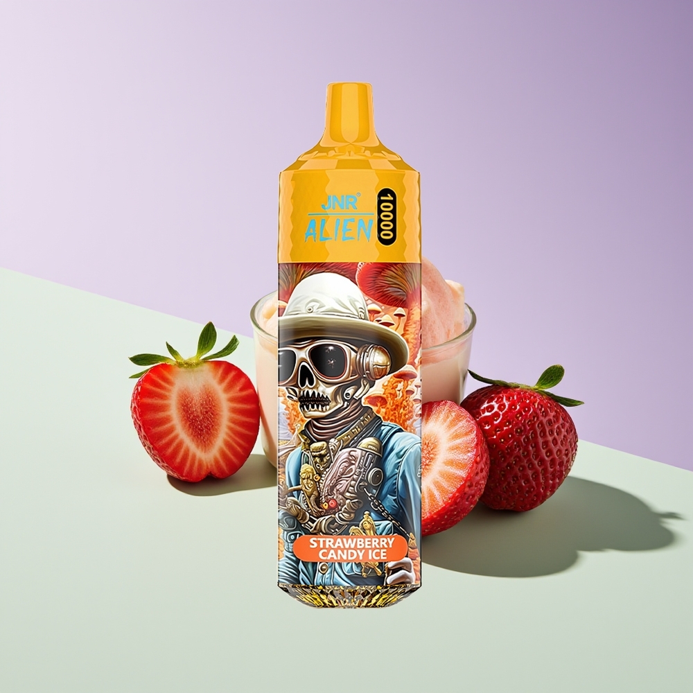 Wholesale Finland JNR Alien 10000 Puffs Mansikkakarkki Jää