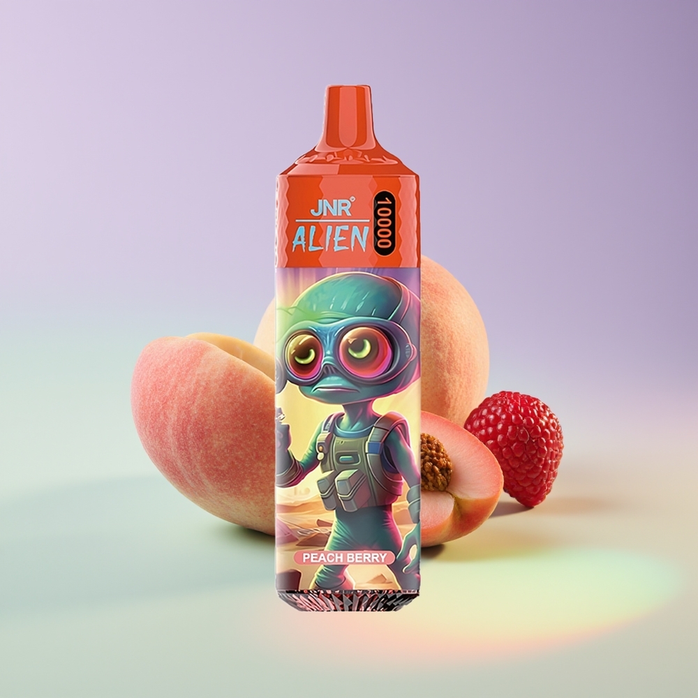 Wholesale Finland JNR Alien 10000 Puffs Mesh Peach Berry