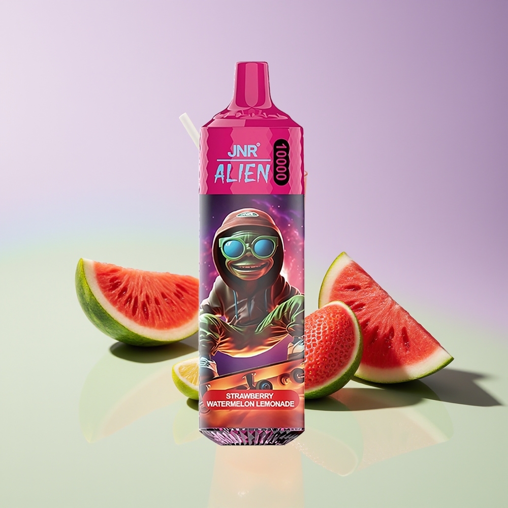 Wholesale Finland JNR Alien 10000 Sua Mansikka Vesimeloni Limonadi 850mAh