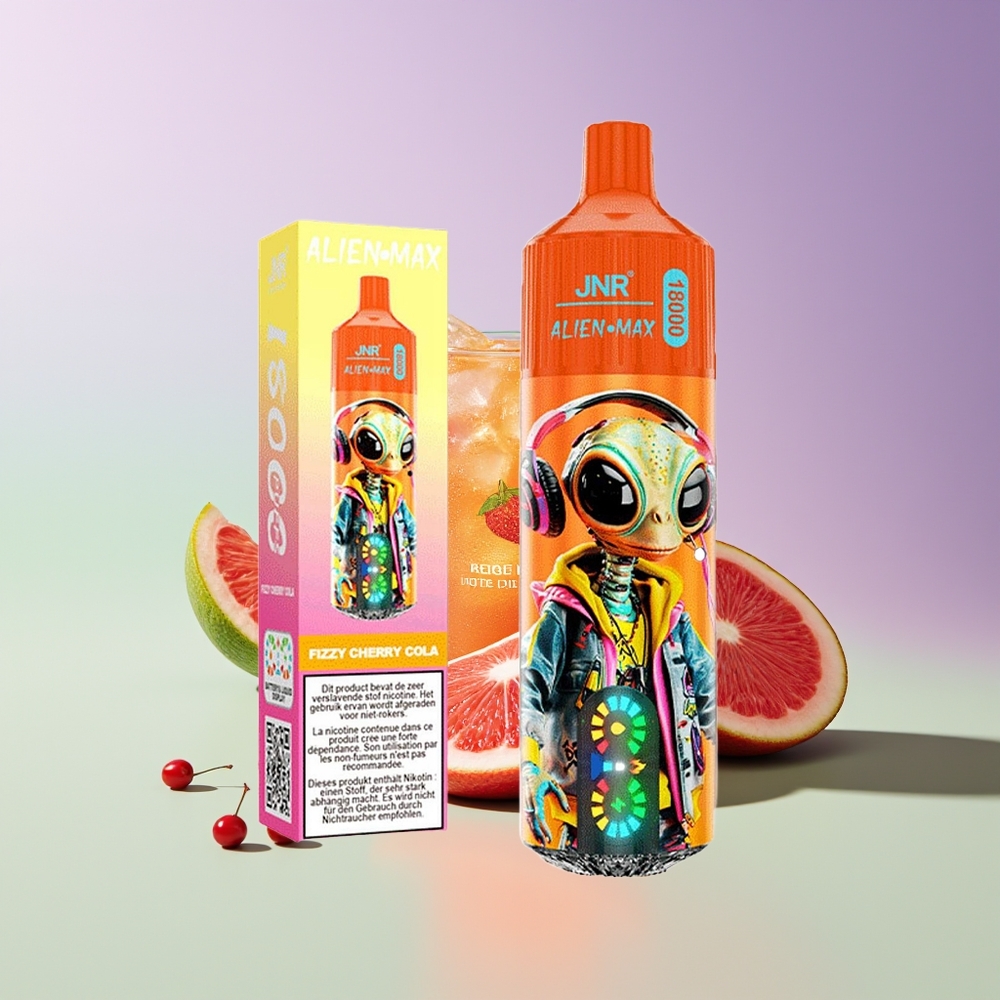 Wholesale Finland JNR Alien Max 18000 Puffs Fizzy Cherry Cola