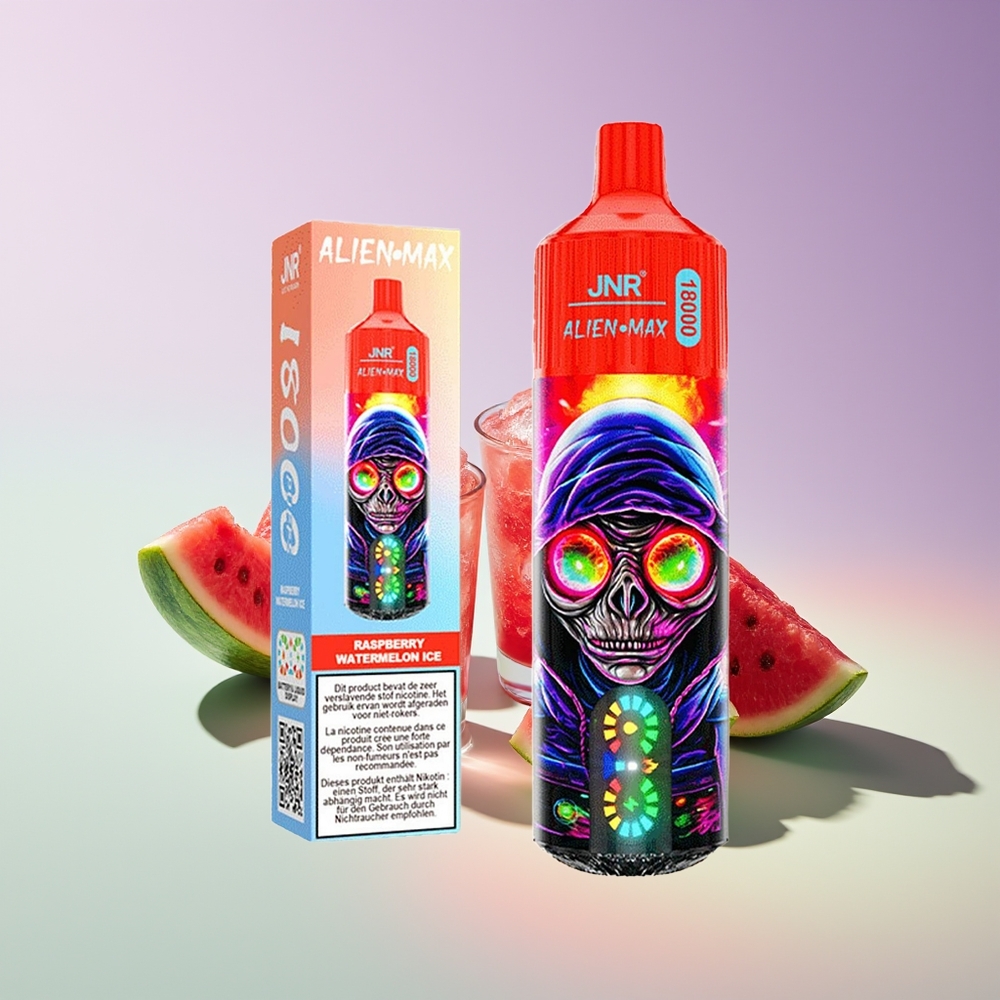 Wholesale Finland JNR Alien Max 18000 Puffs Vadelma-Arbuusi-Jää