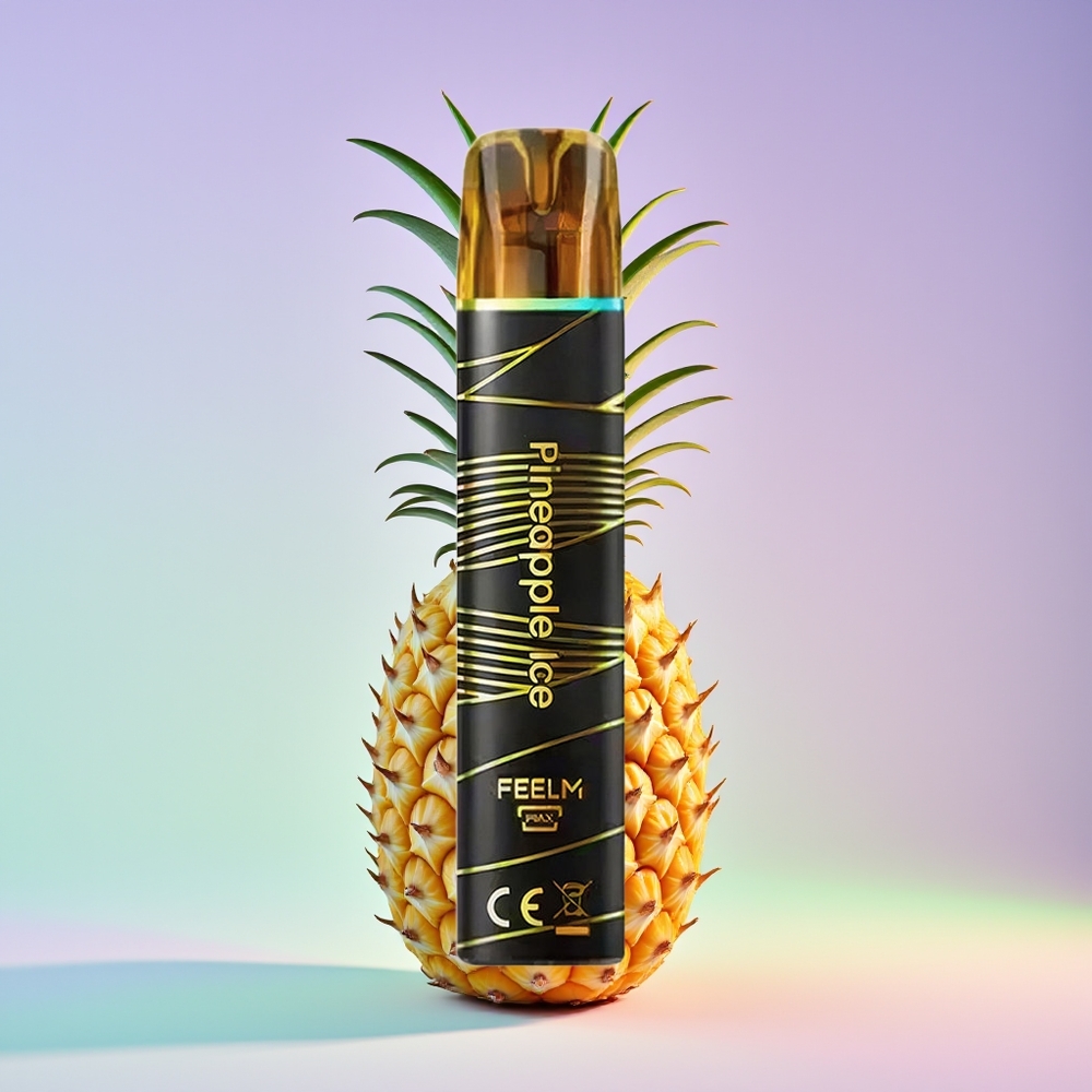 Wholesale Finland JNR Black&Golden 800 Puffs Ananas-Jää Kertakäyttöinen Höyrystin