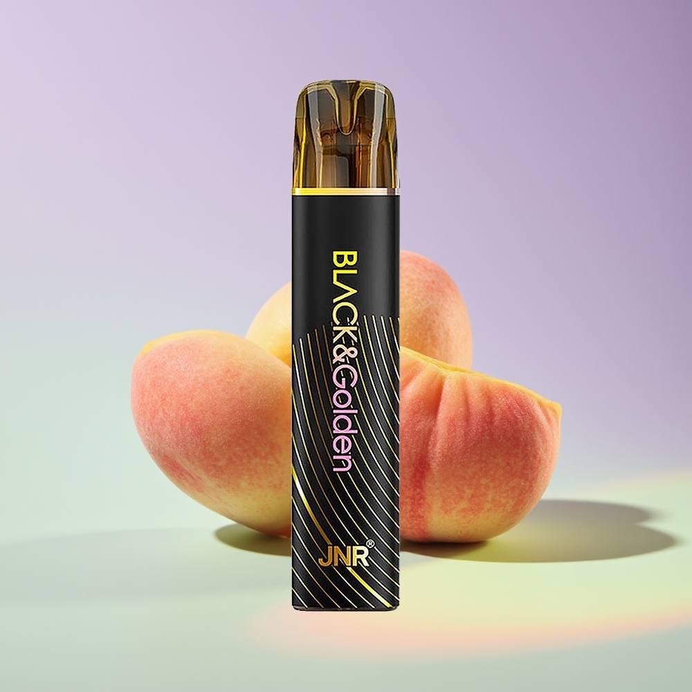 Wholesale Finland JNR Black&Golden 800 Puffs Persikka Mango