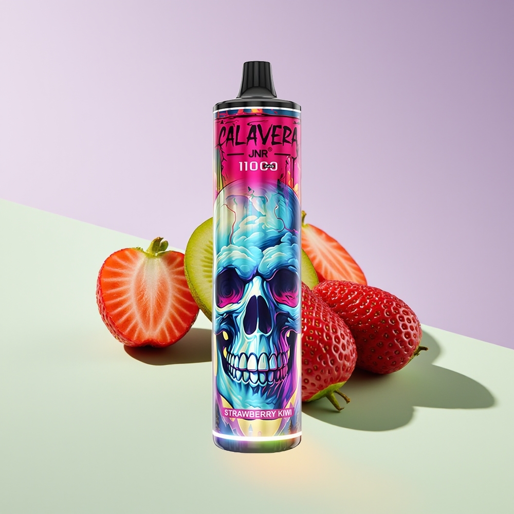 Wholesale Finland JNR Calavera 11000 Puhallus 850mAh Mansikka-Kiivi
