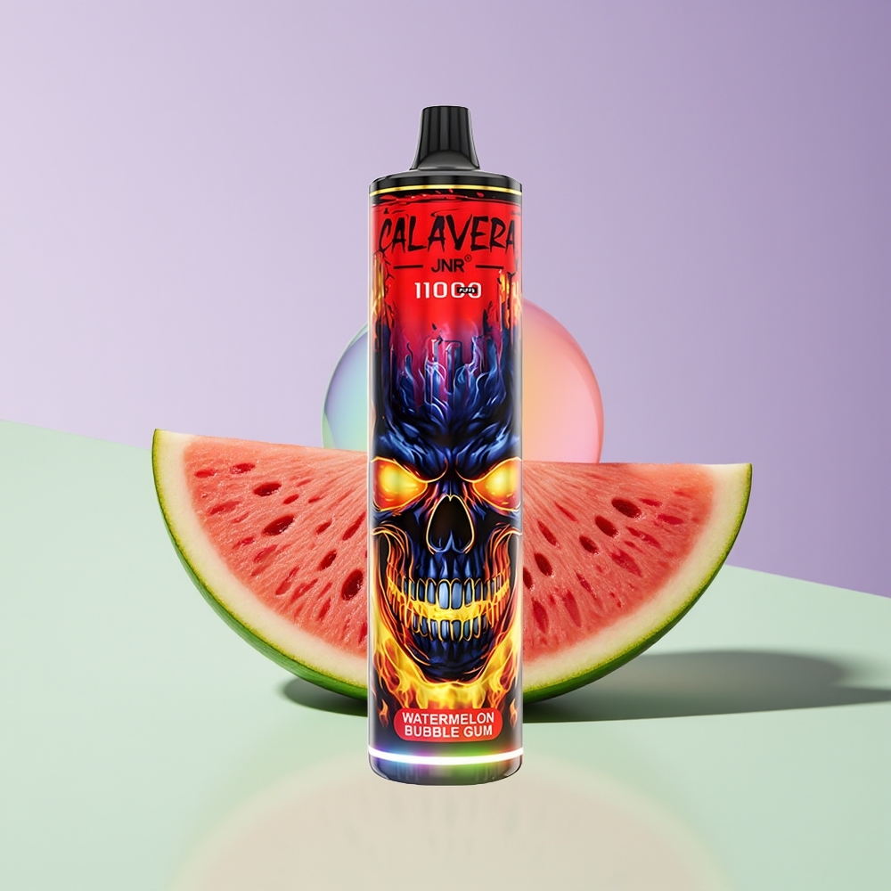 Wholesale Finland JNR Calavera 11000 Puhallus Kertakäyttöinen Höyrystin Vesimeloni Kuplakumi