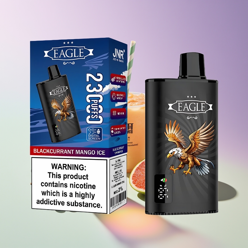 Wholesale Finland JNR EAGLE Smart 23000 Puffs 25ml Mustikan Mango Jää Kertakäyttöinen Höyrystin