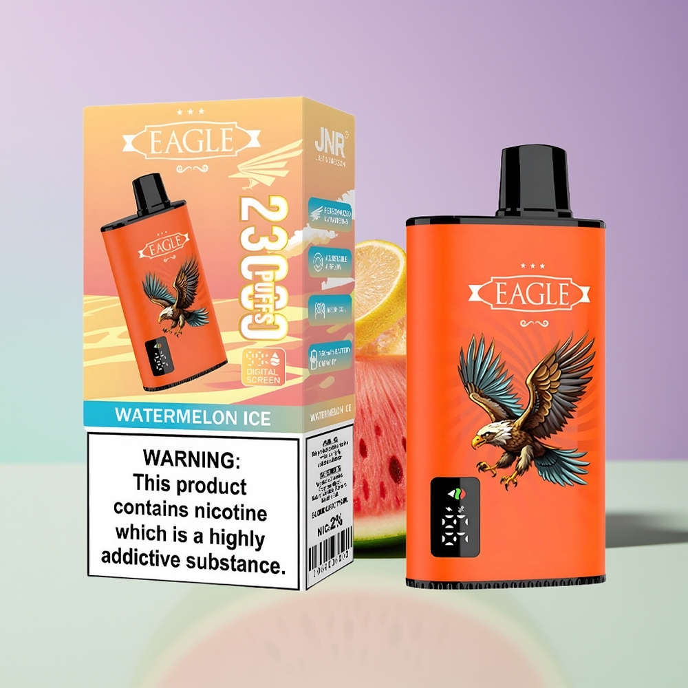 Wholesale Finland JNR EAGLE Smart 23000 Puffs Kertakäyttöinen Höyrystin Vesimeloni Jää
