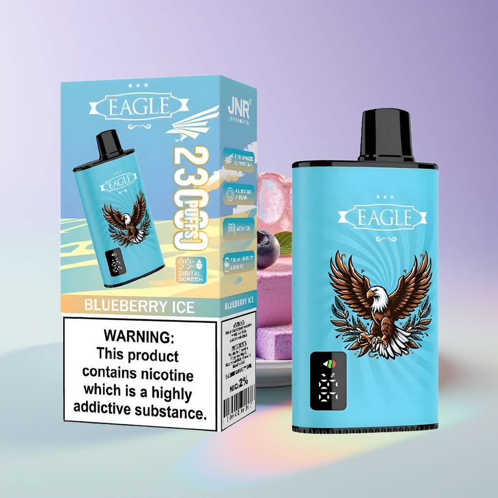 Wholesale Finland JNR EAGLE Smart 23000 Puffs Mustikka Jää Kertakäyttöinen Höyrystin