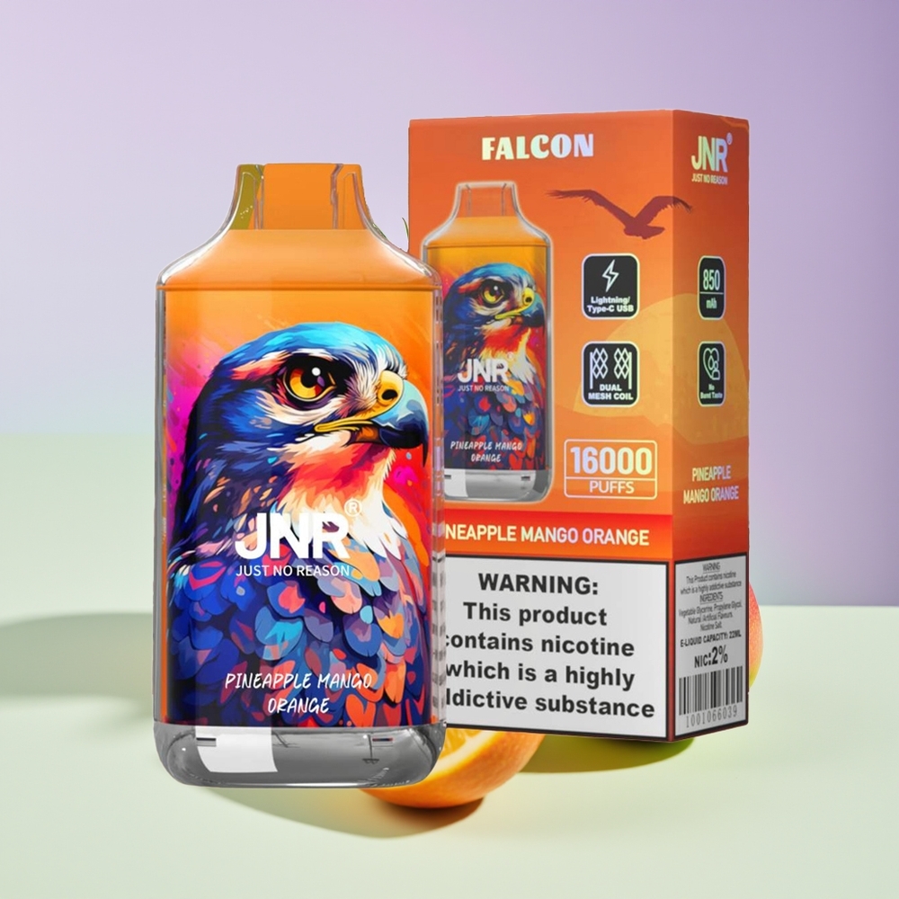 Wholesale Finland JNR Falcon 16000 Pussit Ananas Mango Oranssi