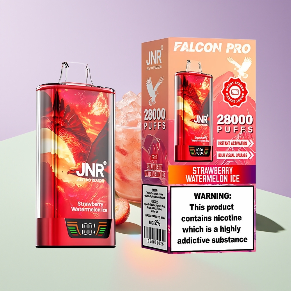 Wholesale Finland JNR Falcon Pro 28000 Mansikka-Arbuusi-Jää 950mAh