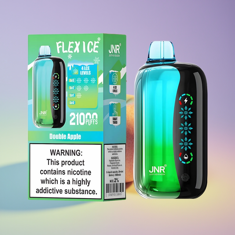 Wholesale Finland JNR Flex Ice 21000 Puhallus Kertakäyttöinen Höyrystin Kaksoisomena