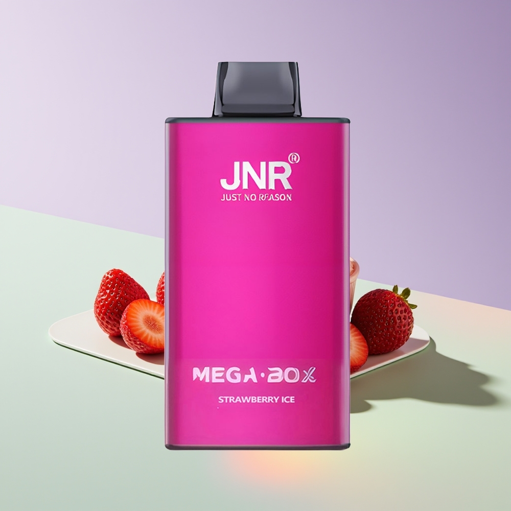 Wholesale Finland JNR Mega Box 25000 Puff Kertakäyttöinen Höyrystin Mansikka-Jää