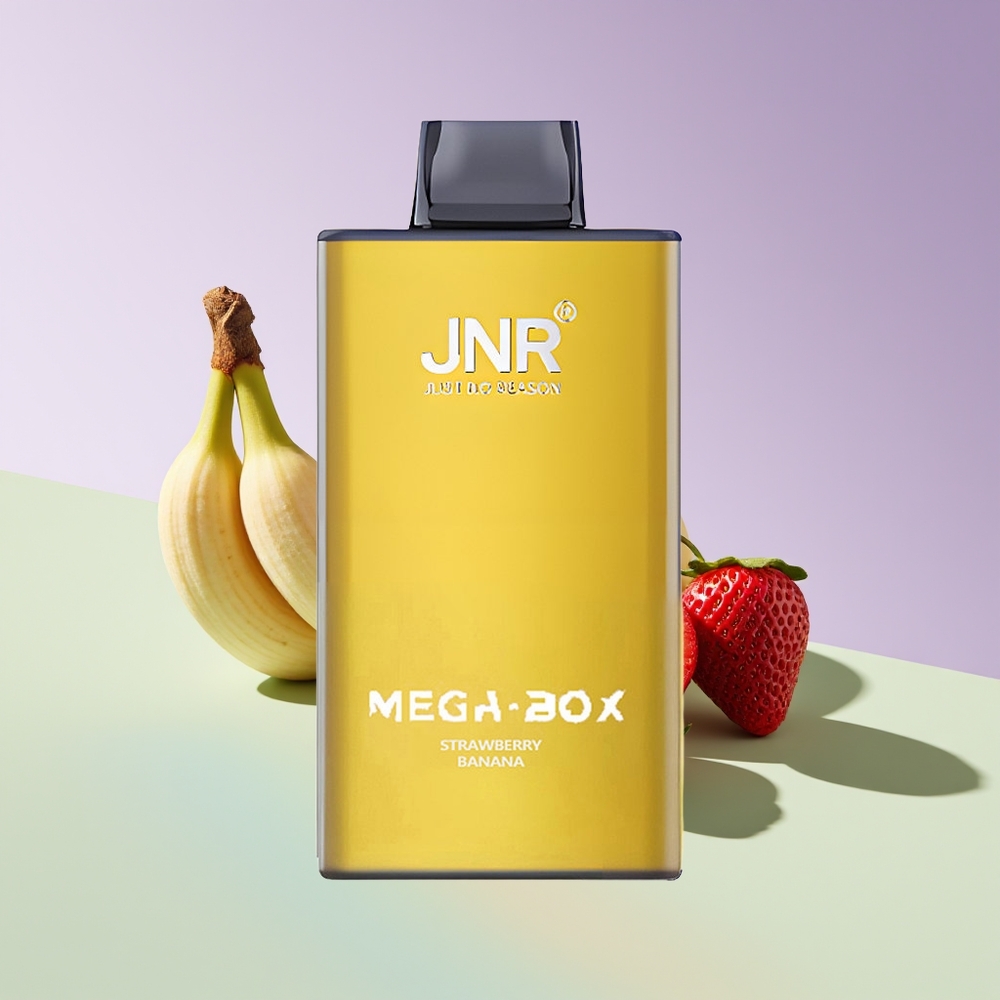 Wholesale Finland JNR Mega Box 25000 Puffaa Kertakäyttöinen Höyrystin Mansikka Banaani