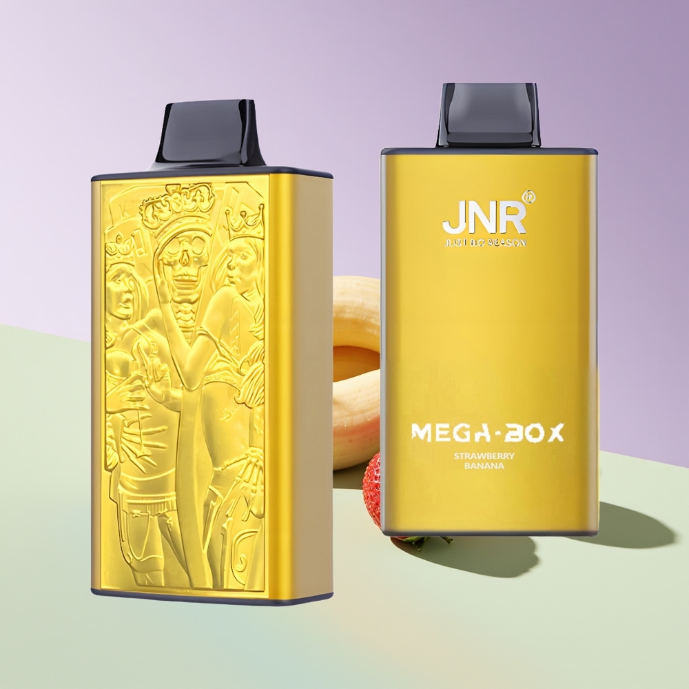 Wholesale Finland JNR Mega Box 25000 Puffaa Kertakäyttöinen Höyrystin Mansikka Banaani