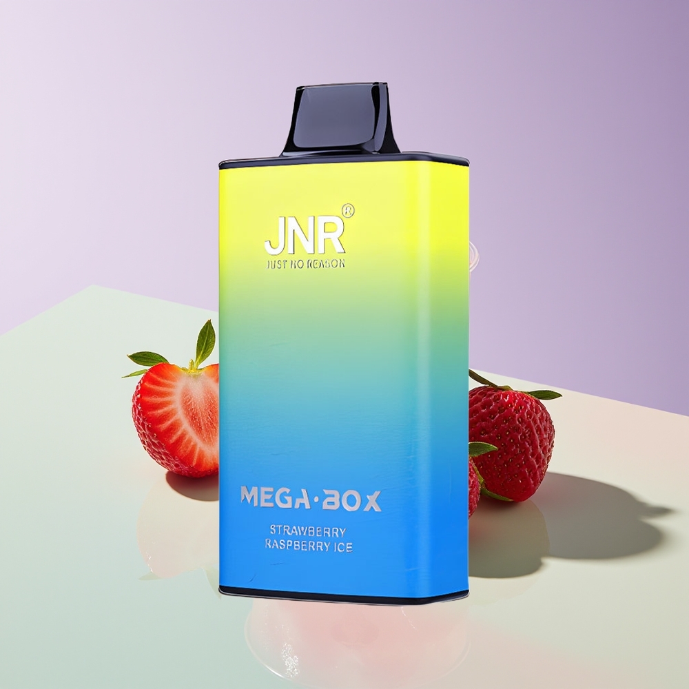 Wholesale Finland JNR Mega Box 25000 Puhallus Kertakäyttöinen Höyrystin Mansikka Vadelma Jää