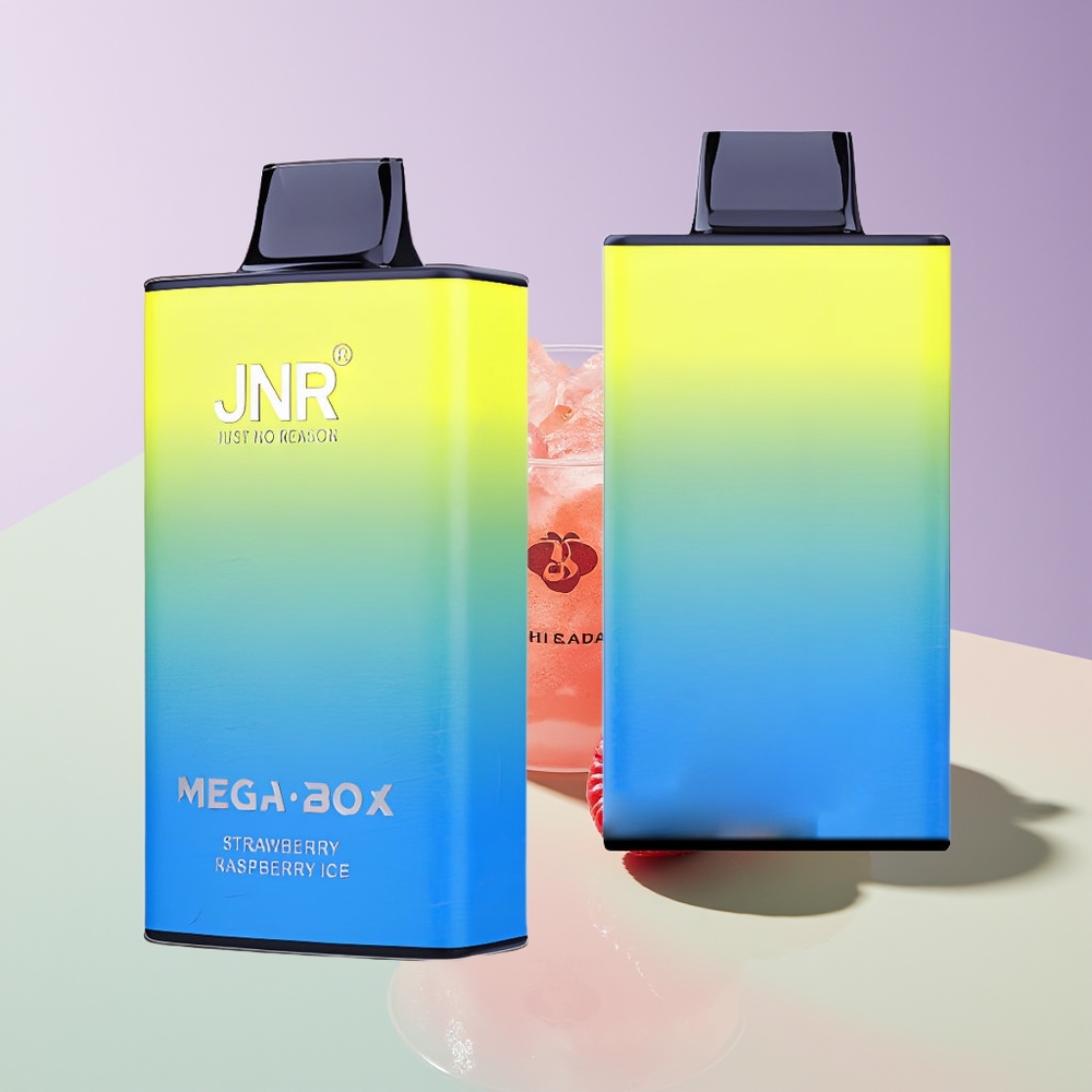 Wholesale Finland JNR Mega Box 25000 Puhallus Kertakäyttöinen Höyrystin Mansikka Vadelma Jää