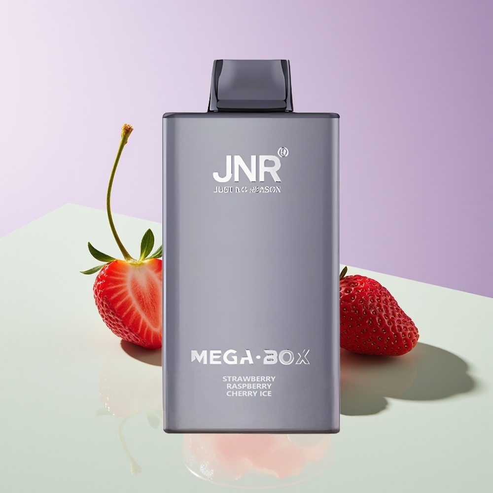 Wholesale Finland JNR Mega Box 25000 Puhallus Kertakäyttöinen Höyrystin Mansikka Vadelma Kirsikka Jää