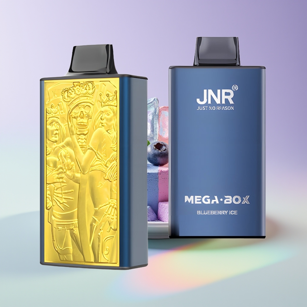 Wholesale Finland JNR Mega Box 25000 Puhallusta Kertakäyttöinen Höyrystin Mustikkajää