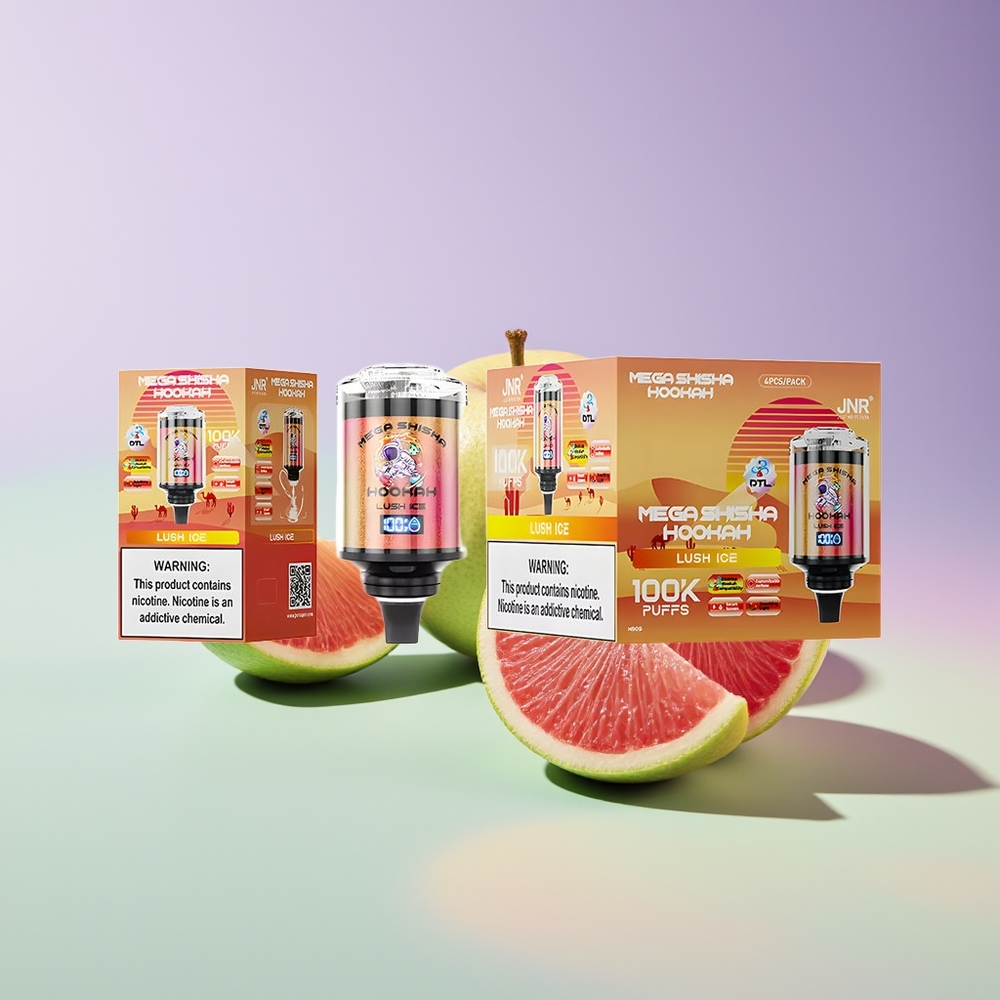 Wholesale Finland JNR Mega Shisha Hookah 100K Lush Ice (Jäätynyt Marjamehu)