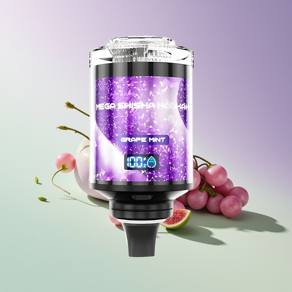 Wholesale Finland JNR Mega Shisha Hookah 100K Viinimarja Minttu