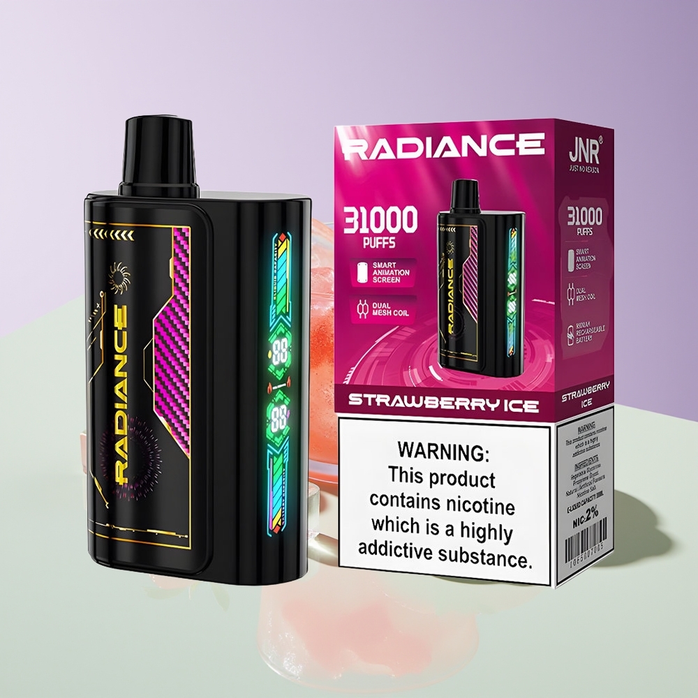 Wholesale Finland JNR Radiance 31000 Puhallus Kertakäyttöinen Höyrystin Mansikkajää