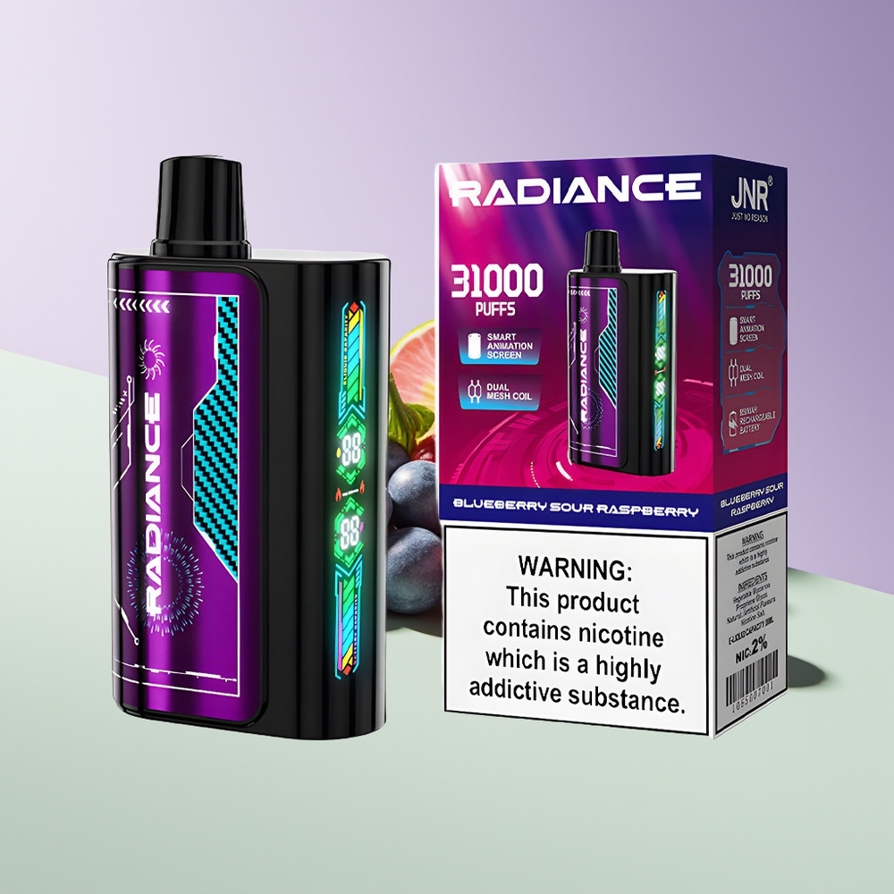 Wholesale Finland JNR Radiance 31000 Pussit Kertakäyttöinen Höyrystin Mustikka-Hapelkaali