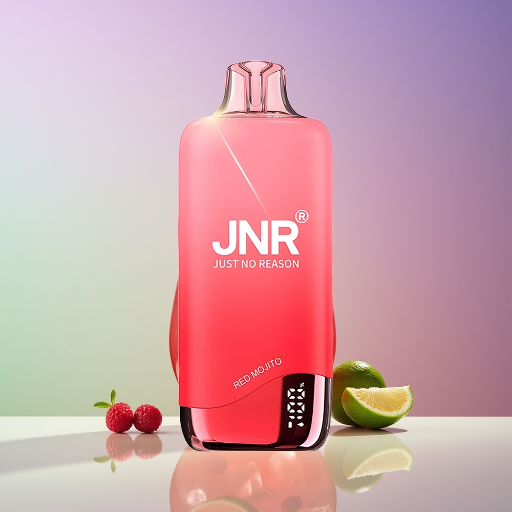 Wholesale Finland JNR Rainbow 10500 Puhallus Kertakäyttöinen Höyrystin Punainen Mojito